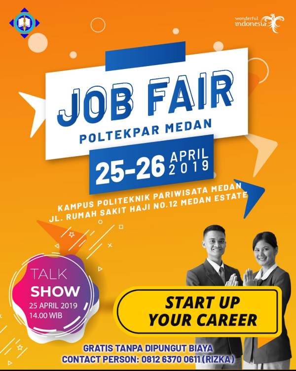 Poltekpar Medan Fasilitasi Industri Wisata di Job Fair 2019 : Okezone News